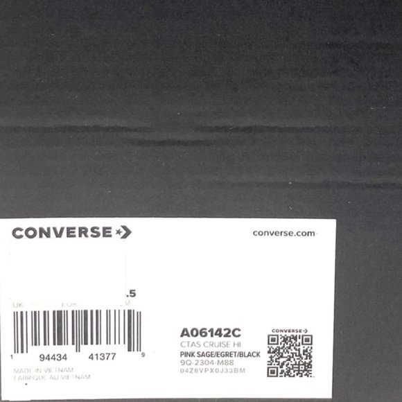 Converse Chuck Taylor Cruise Shoes High Sneakers Canvas Suede Pink Women A06142C - Picture 8 of 9